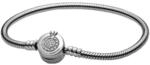 PANDORA Funkelndes Crown O Schlangen-Gliederarmband in Silber 21cm, 599046C01-21