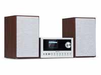 Auna Stereoanlage, Kompaktanlage mit CD-Player & DAB Radio, Mini Stereoanlage...