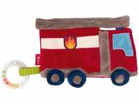 SIGIKID 42304 Aktiv-Knistertuch Feuerwehr PlayQ Mädchen und Jungen Babyspielzeug