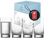 Zwiesel Glas Trinkglas Gr. M Echo (4-er Set), modernes Wasserglas mit besonderer