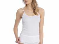 CALIDA Damen Light Unterhemd, Weiß, 44 EU