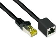 Good Connections RJ45 Ethernet LAN Patchkabel-Verl&auml;ngerung mit Cat. 7...