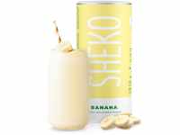 SHEKO Banane Mahlzeitersatz Shake - 25 cremige Bananenmilch Shakes pro Dose -...