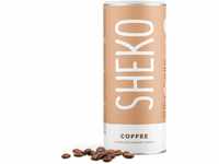 SHEKO Kaffee Mahlzeitersatz Shake - 25 cremige Eiskaffe Shakes pro Dose - Nur