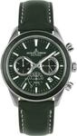 JACQUES LEMANS Herrenuhr, Eco Power Uhren M&auml;nner, Chronograph aus massivem Edelstahl