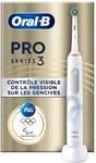 Oral-B Pro Series 3D Elektrische Zahnb&uuml;rste, Wei&szlig;, 1 3D-Reinigungsb&uuml;rste, entfernt