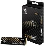 MSI SPATIUM M461 PCIe 4.0 NVMe M.2 500GB
