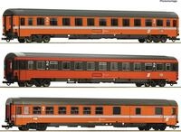 Roco 3-TLG. Set Eucority-Wagen EC 60 Maria Theresia &Ouml;BB | Set #1 | DC | Spur