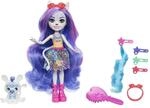 Enchantimals Zemirah Zebra-Puppe - mit langem, glamour&ouml;sem Haar, begleitet von