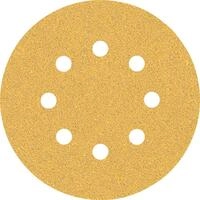 Bosch 50x EXPERT C470 Schleifblatt mit 8 L&ouml;chern (f&uuml;r Farbe auf Holz, Hartholz, &Oslash;