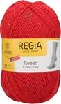 Schachenmayr Regia 6-F&auml;dig Uni Tweed, 150G tomate Handstrickgarne