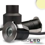 IsoLED LED Einbaustrahler, Edelstahl, 2 Watt, 60&deg;, IP68, 12V AC/DC, warmweiss