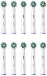 Oral-B Pro CrossAction Zahnb&uuml;rstenk&ouml;pfe, Wei&szlig;, 10 St&uuml;ck