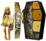 Monster High Skulltimate Secrets Fearidescent - Cleo de Nile Puppe mit sargf&ouml;rmigem