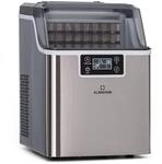 Klarstein Eisw&uuml;rfelmaschine f&uuml;r Zuhause Camping Gastro, Schnelle Mini