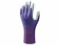 Showa 370 M Floreo Mixed Coloured Nylon Backing Fabric Protective Glove With...