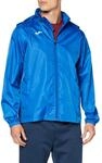 Joma Wasserdichte Regenjacke mit Kapuze, 6XS - 3XL - Windjacke mit Seitentaschen und