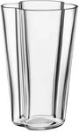 Iittala Vase Aalto 220 mm Klar aus Glas
