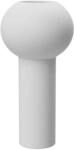 Cooee Design Vase Pillar aus Keramik in der Farbe Wei&szlig; Handgefertigt, Durchmesser: