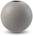 Cooee Design Ball-Vase aus Porzellan in der Farbe Grau Handgefertigt, Ma&szlig;e: 8cm x