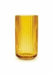Lyngby Porcel&aelig;n Vase H15.5 cm Lyngby aus mundgeblasenem Glas zeitlos, gelb