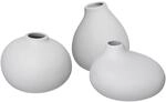 blomus Vasen-Set Nona | 3-teilig | Porzellan | Farbe Micro Chip | handwerklicher