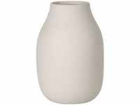 blomus -COLORA- Vase L aus Steingut, Moonbeam, hergestellt in hochwertiger