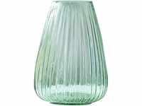 BITZ Kusintha Vase aus Glas, Höhe 22 cm, Grün