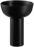 blomus Vase MIYABI | Blumenvase aus Steingut Schwarz | Dekovase Farbe Black |...