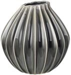 broste Copenhagen Wide Vase M Keramik Smoked Pearl 25 cm