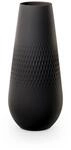 Villeroy & Boch - Manufacture Noir Vase Carr&eacute; No. 3, Vase Schwarz Matt Hoch, Hohe