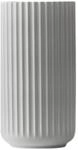 DANMARK LYNGBY Lyngbyvase aus Porzellan, hohe Vase mit Rillen, Zylinder Blumentopf in
