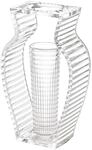 Kartell I Shine Vase, Plastik, kristall, 12.29 x 33 cm