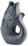 Giftcompany Monsieur Carafon Vase/Karaffe Fisch L grau 2,7l