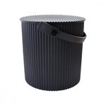 Hachiman Omnioutil Mittel 10 L Eimer mit Deckel Schwarz