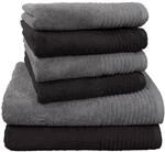 Dyckhoff Handtuchset Brillant, 2 Badet&uuml;cher 70 x 140 cm und 4 Handt&uuml;cher 50 x 100