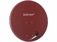 DUR-line MDA 90cm Rot - Aluminium Satellitenschüssel mit LNB Feedhalterung -...