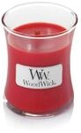 Woodwick Crimson Berries Duftkerze im Glas, klein