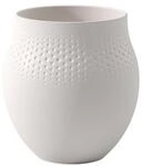 Villeroy und Boch Collier Blanc Vase Perle No. 1, 16,5 x 16,5 x 17,5 cm, Premium