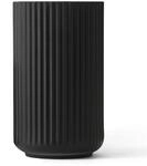 Lyngby Porcel&aelig;n Vase H38 cm Lyngby Designklassiker Zeitloses Design, schwarz