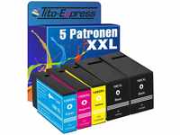 Tito-Express PlatinumSerie 5 Tinten-Patronen XXL kompatibel zu Canon PGI-1500 XL