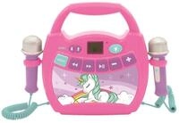 Lexibook Einhorn- Tragbarer digitaler Karaoke-Player f&uuml;r Kinder - Mikrofone,