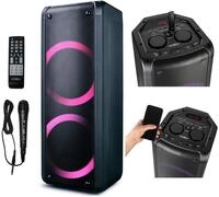REFLEXION PS09BT Mobiler Buetooth Partylautsprecher, DJ, Karaoke, 500Watt, UKW-PLL