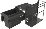 Naber 8013347 Abfallsammler Cox&reg; Base Q 360 S/400-1, anthrazit, 20 Liter, geeignet