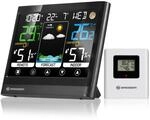 Bresser MeteoTemp BF Funk Wetterstation mit Touch-Display, Au&szlig;ensensor,