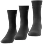 adidas Unisex 3S Performance Crew C Socken 3 Paar , Schwarz (Black/White) , 35-38
