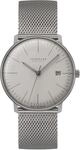JUNGHANS max Bill Herren-Funkuhr Mega Solar Titan Saphirglas Flache Herrenuhr im