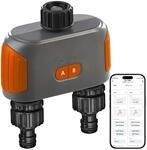 Royal Gardineer Bew&auml;sserungscomputer App: 2-Zonen Bew&auml;sserungssystem Bluetooth 5,