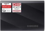 Samsung Portable SSD T9, 2 TB, 2.000 MB/s Lesen, 2.000 MB/s Schreiben, USB 3.2