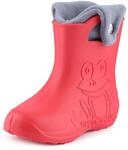 Ladeheid EVA Kinder Jungen M&auml;dchen Gummistiefel Regenschuhe gef&uuml;ttert Regenstiefel